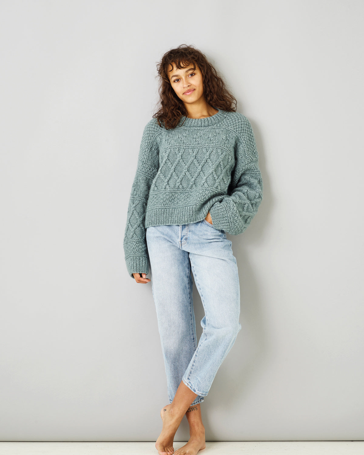 PERMIN - Oversize sweater med struktur 8962105 - Kit