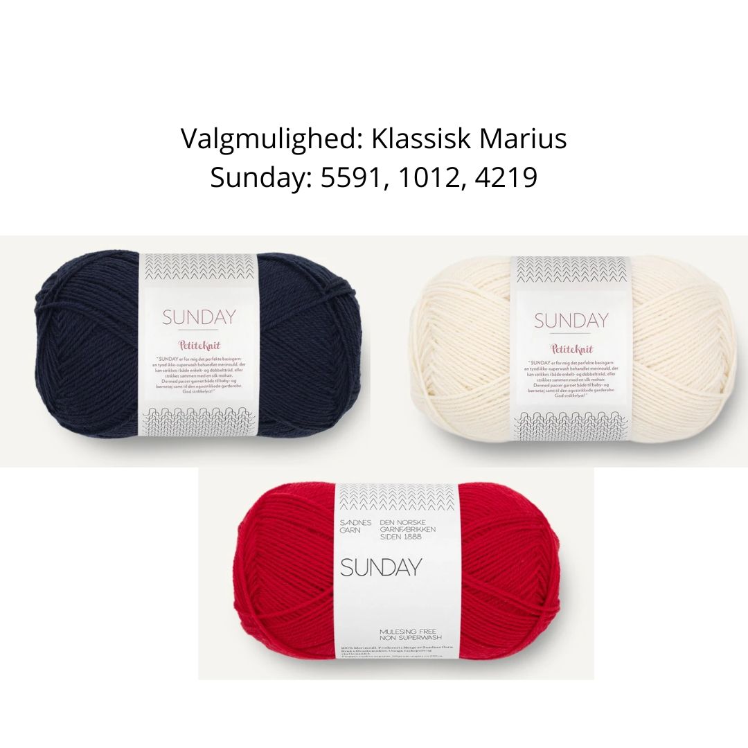 Sandnes - Marius Genser baby - Kit