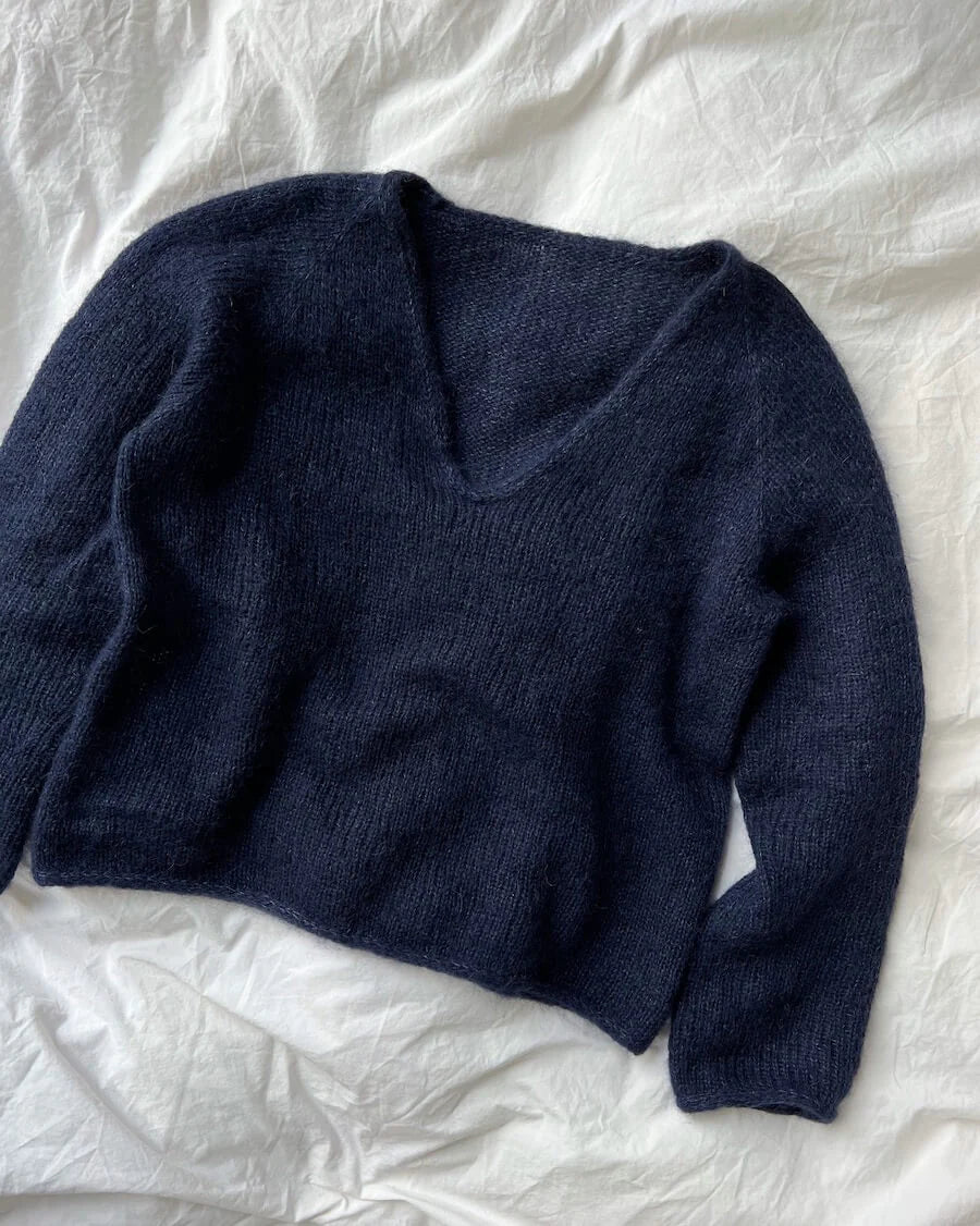 Petiteknit - Kumulus Bluse v-neck - Kit