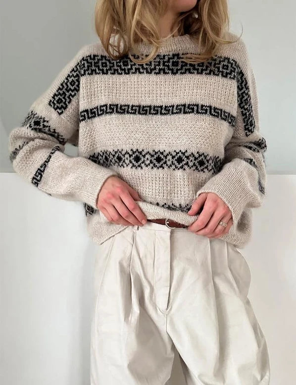 Sandnes/LeKnit - Terracotta Sweater - Kit